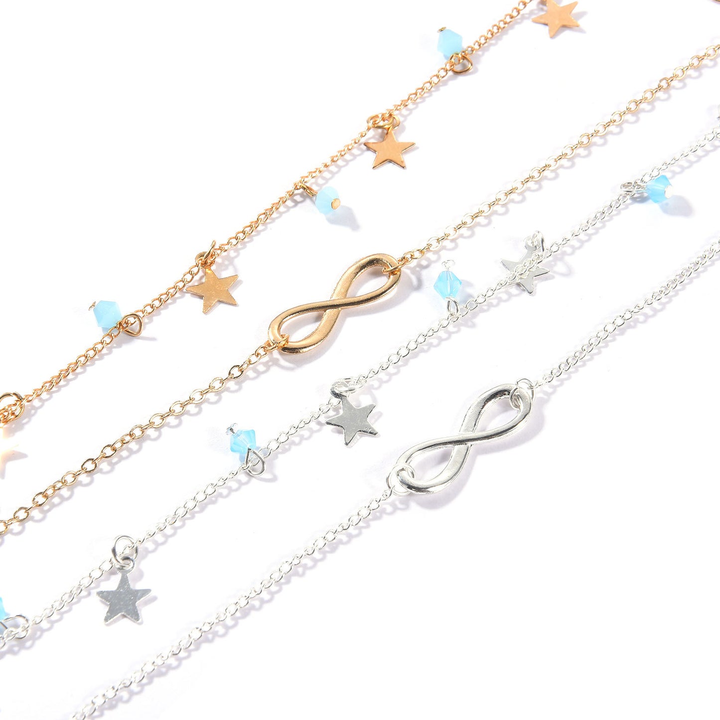 Women's Geometric Star Anklet Alloy Foot Chain Fashion Spring Jewelry