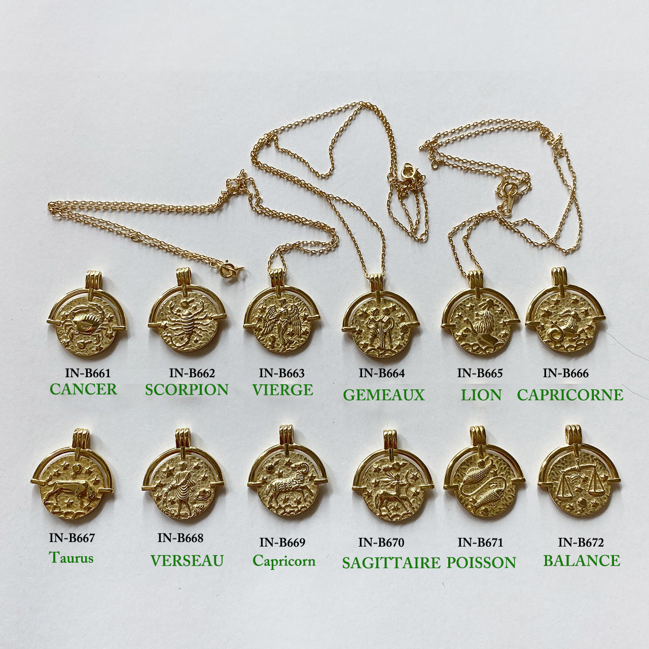 Collar con colgante de constelación geométrica de plata de ley 925 chapada en oro con opciones de cadena de eslabones y serpiente
