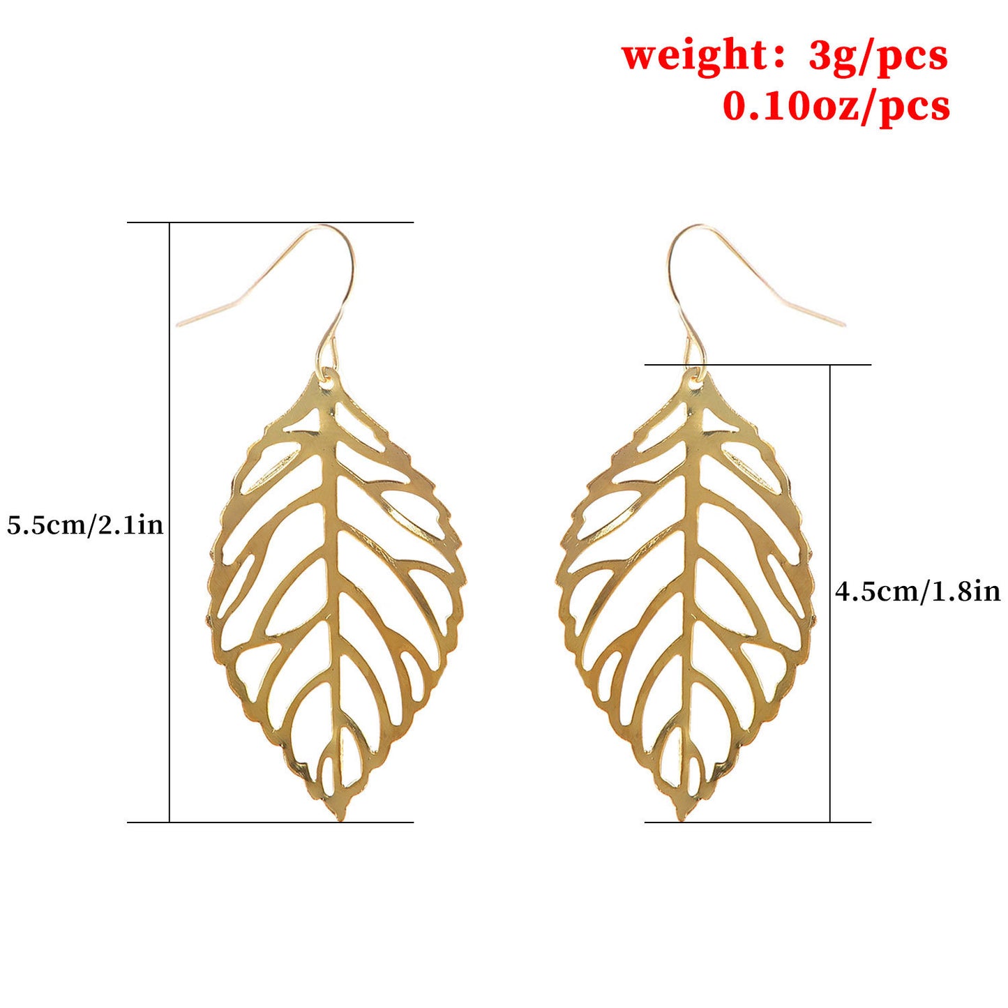 Minimalist Leaf Earrings for Women Alloy Summer Fashion Ear Jewelry Nature Inspired Trendy Lightweight Dainty Leaf Shaped Studs or Hoops