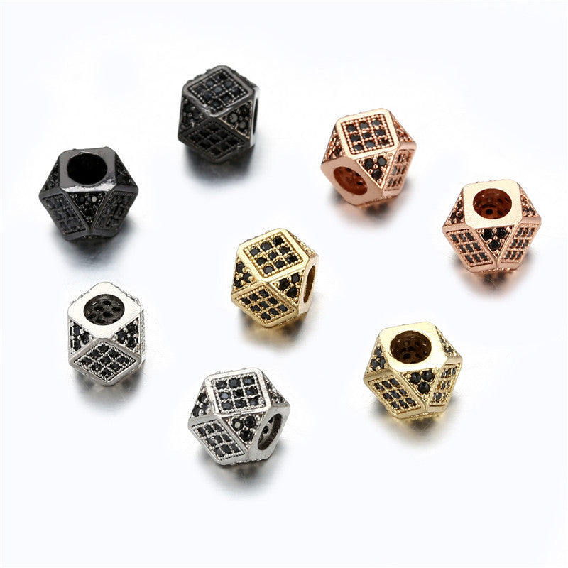 Geometric Plated Brass DIY Charm Bar