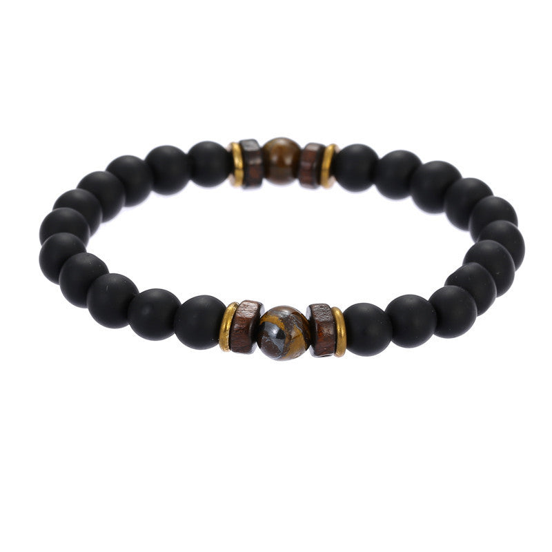 Unisex Handmade Geometric Mixed Materials Bracelet