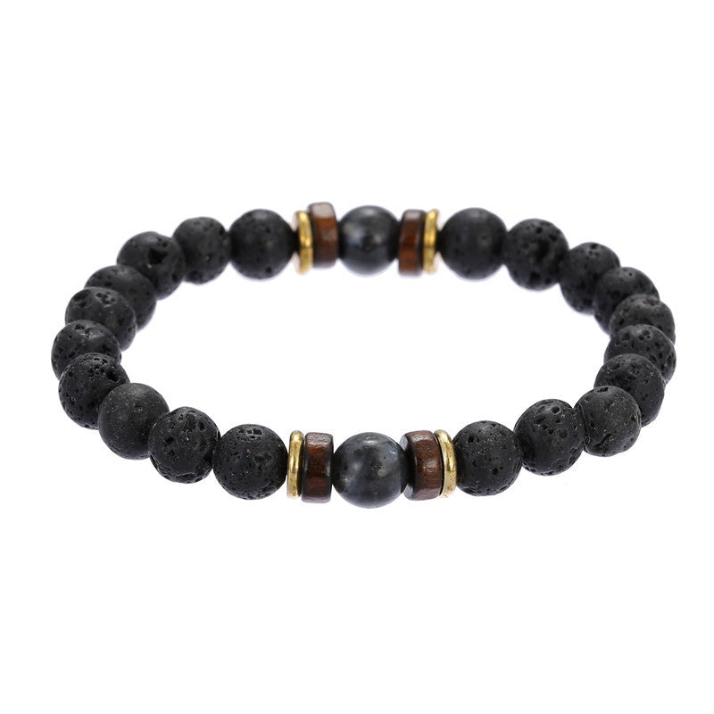 Unisex Handmade Geometric Mixed Materials Bracelet
