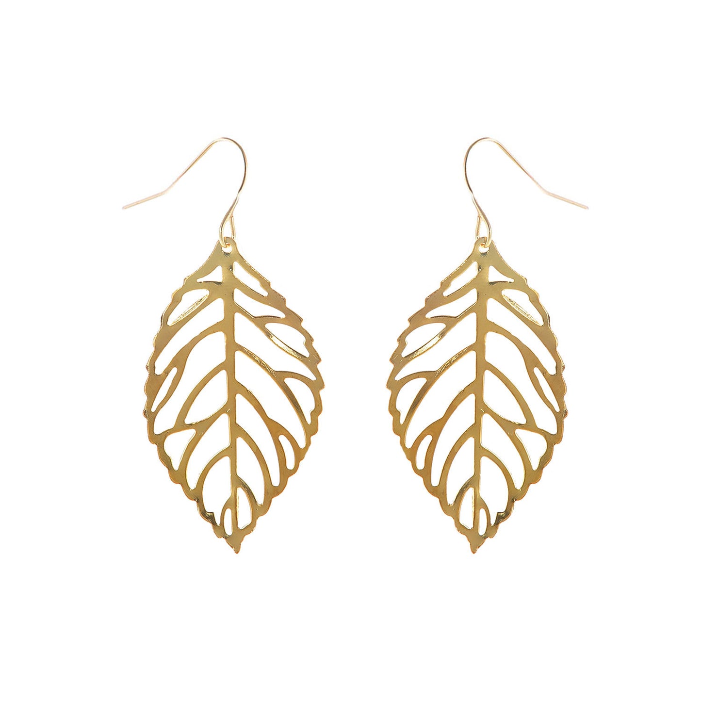 Minimalist Leaf Earrings for Women Alloy Summer Fashion Ear Jewelry Nature Inspired Trendy Lightweight Dainty Leaf Shaped Studs or Hoops