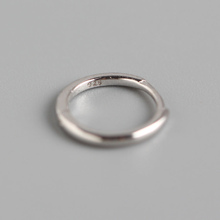 Barra con dije de plata esterlina 925 con letras de diamantes de imitación para mujer