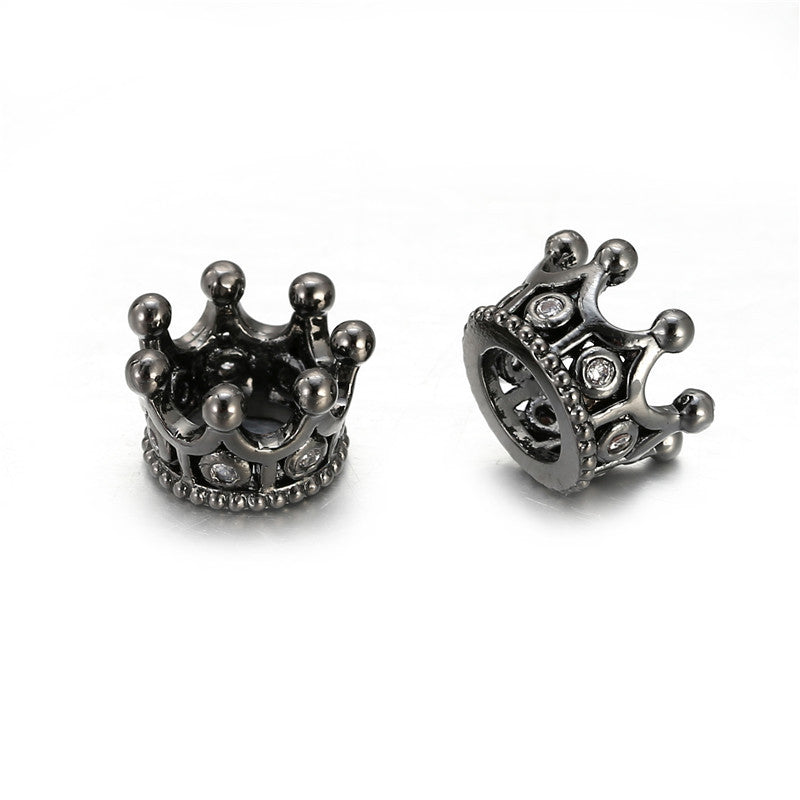 Minimalist Brass Plated Cubic Zirconia Inlay Charm Bar