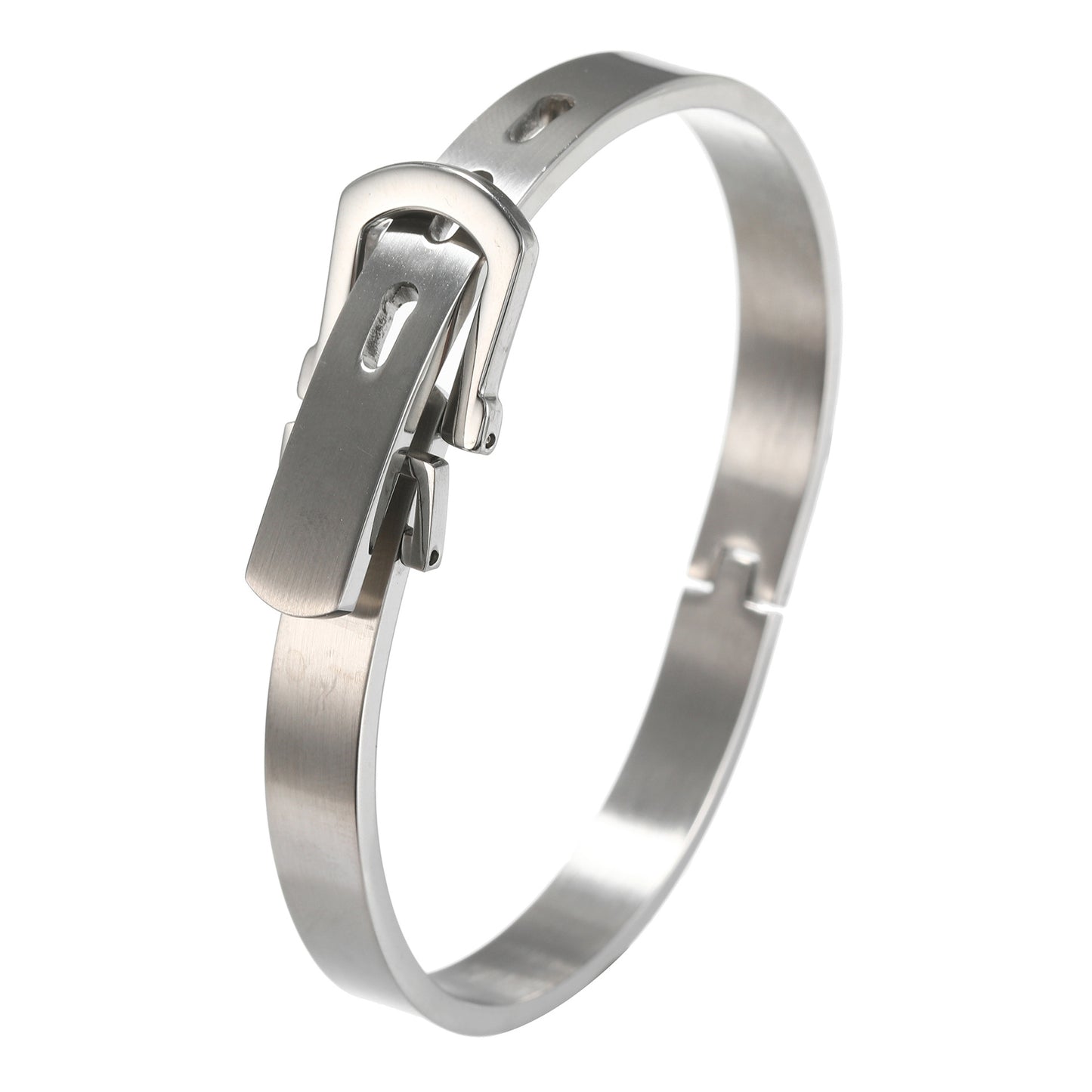 Streetwear Geometric Titanium Steel PVD Adjustable Buckle Bracelet