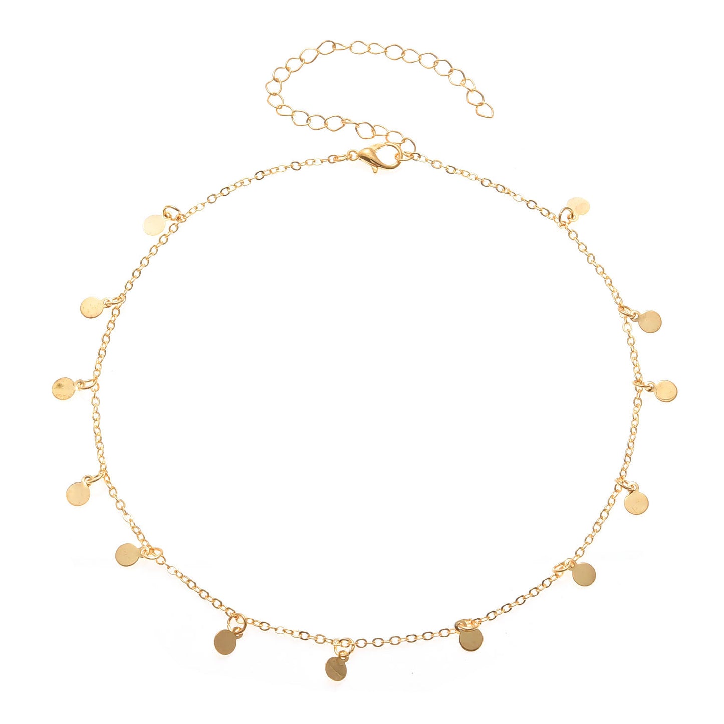Geometric Minimalist Fashion Alloy Cross Chain Necklace for Women