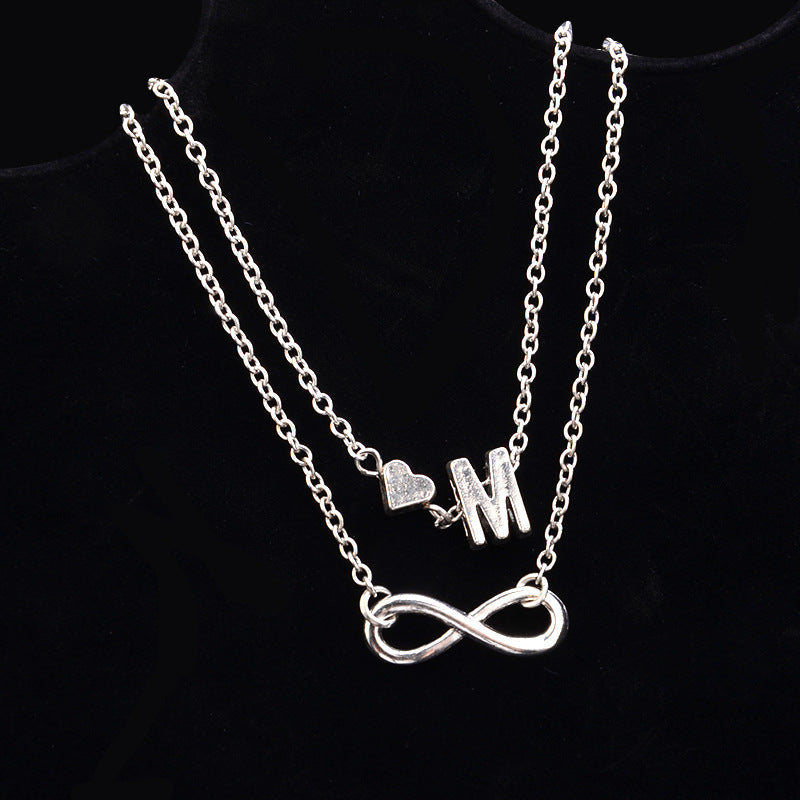 Heart-Shaped Alloy Anklet for Women European Style Fashion Jewelry