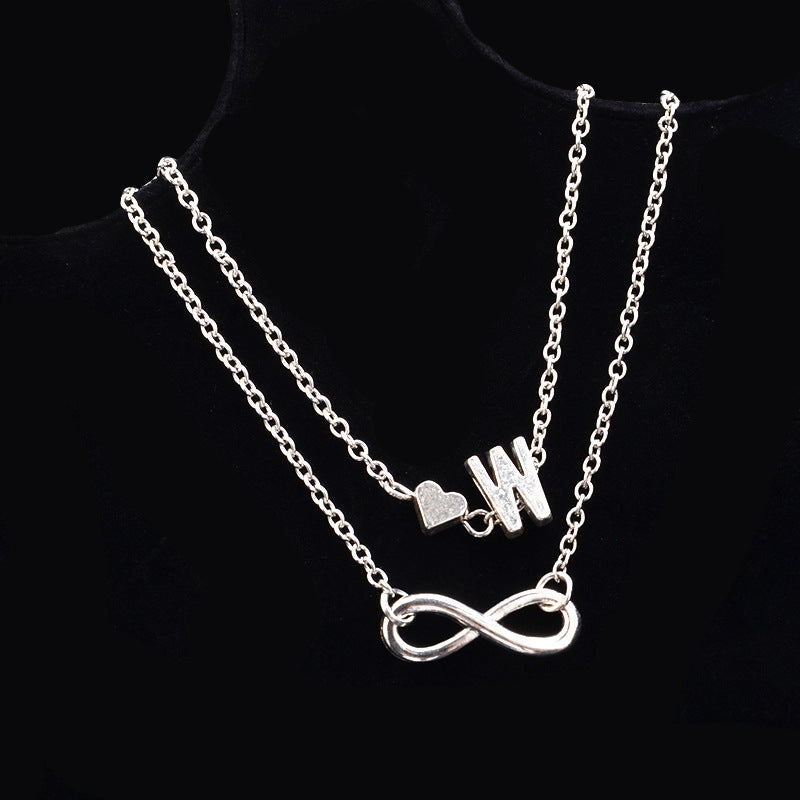 Heart-Shaped Alloy Anklet for Women European Style Fashion Jewelry