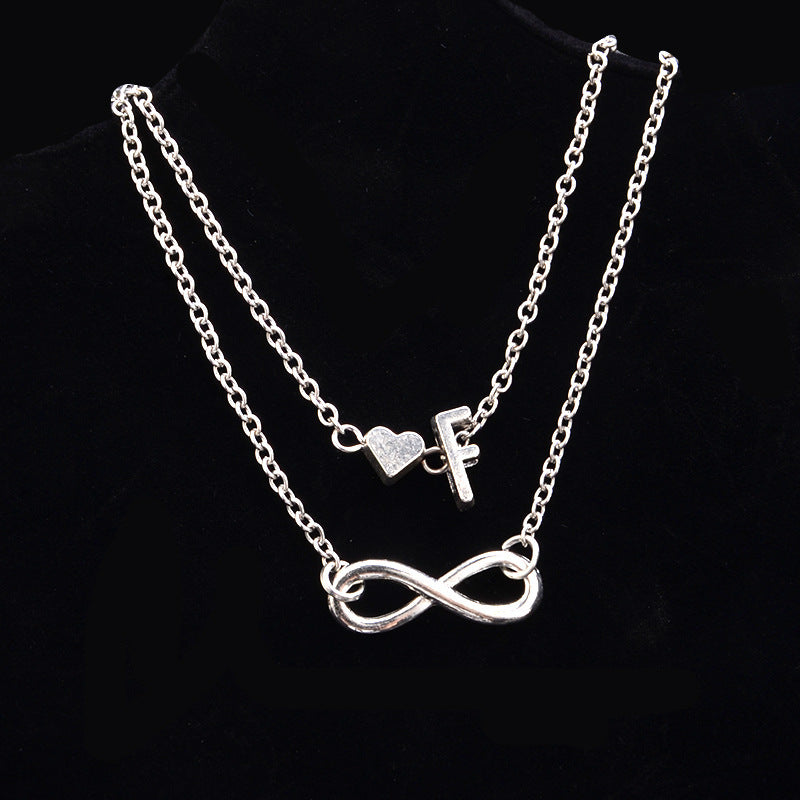 Heart-Shaped Alloy Anklet for Women European Style Fashion Jewelry