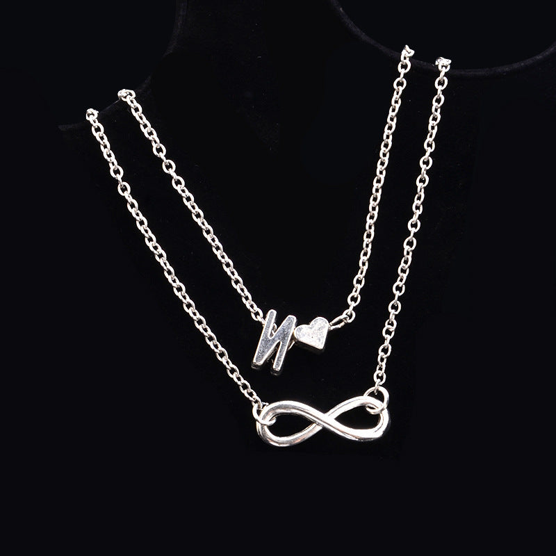 Heart-Shaped Alloy Anklet for Women European Style Fashion Jewelry