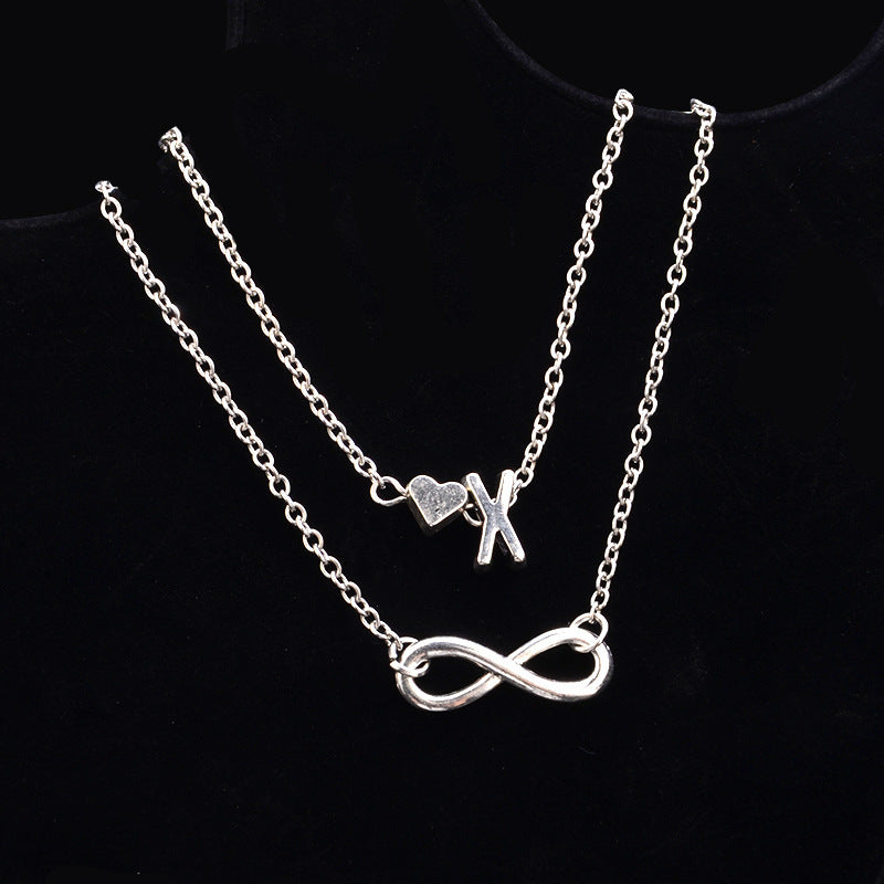 Heart-Shaped Alloy Anklet for Women European Style Fashion Jewelry