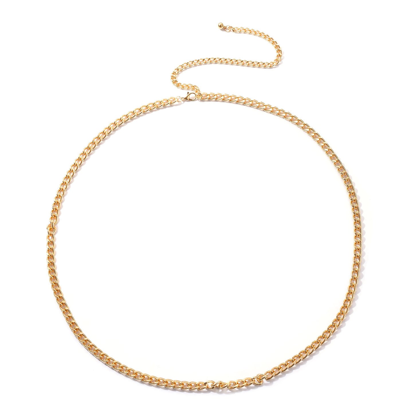Punk Vintage Exaggerated Metal Chain Body Chain for Women