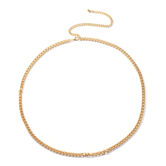 Punk Vintage Exaggerated Metal Chain Body Chain for Women