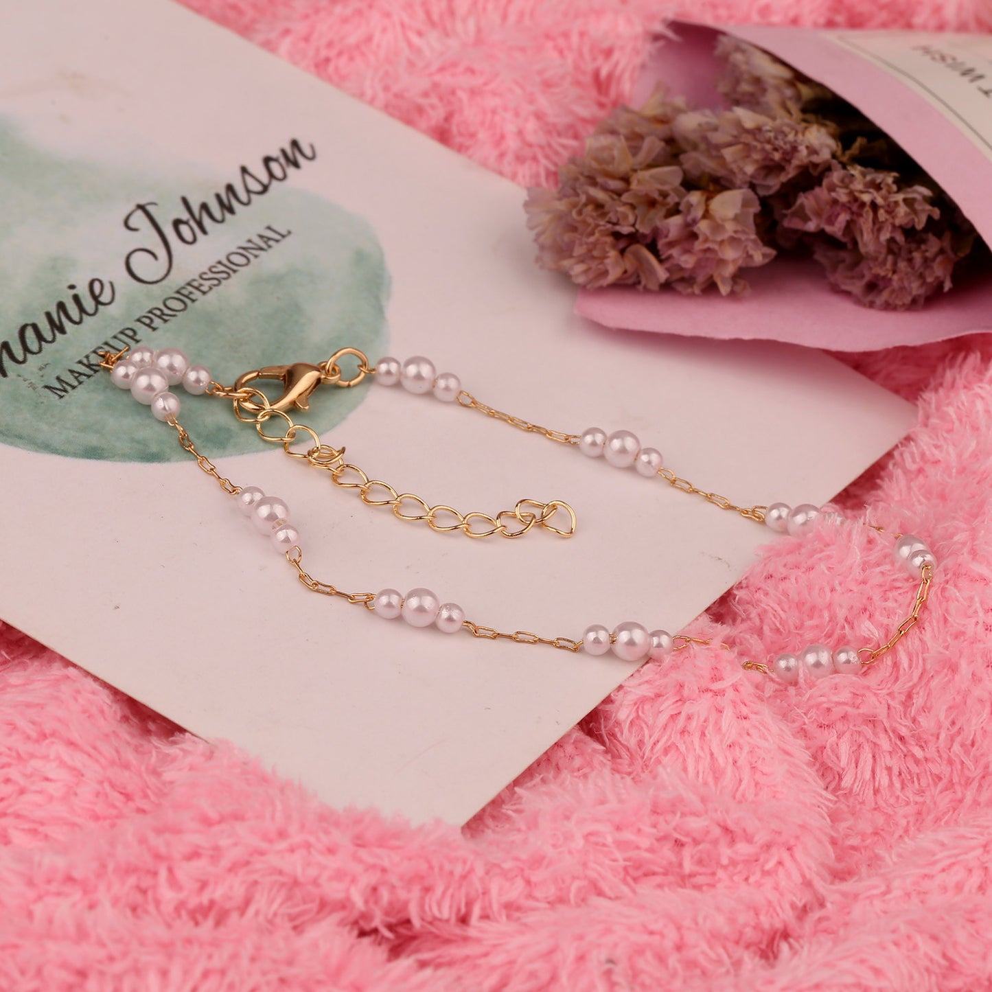 Minimalist Alloy Geometric Anklet for Women