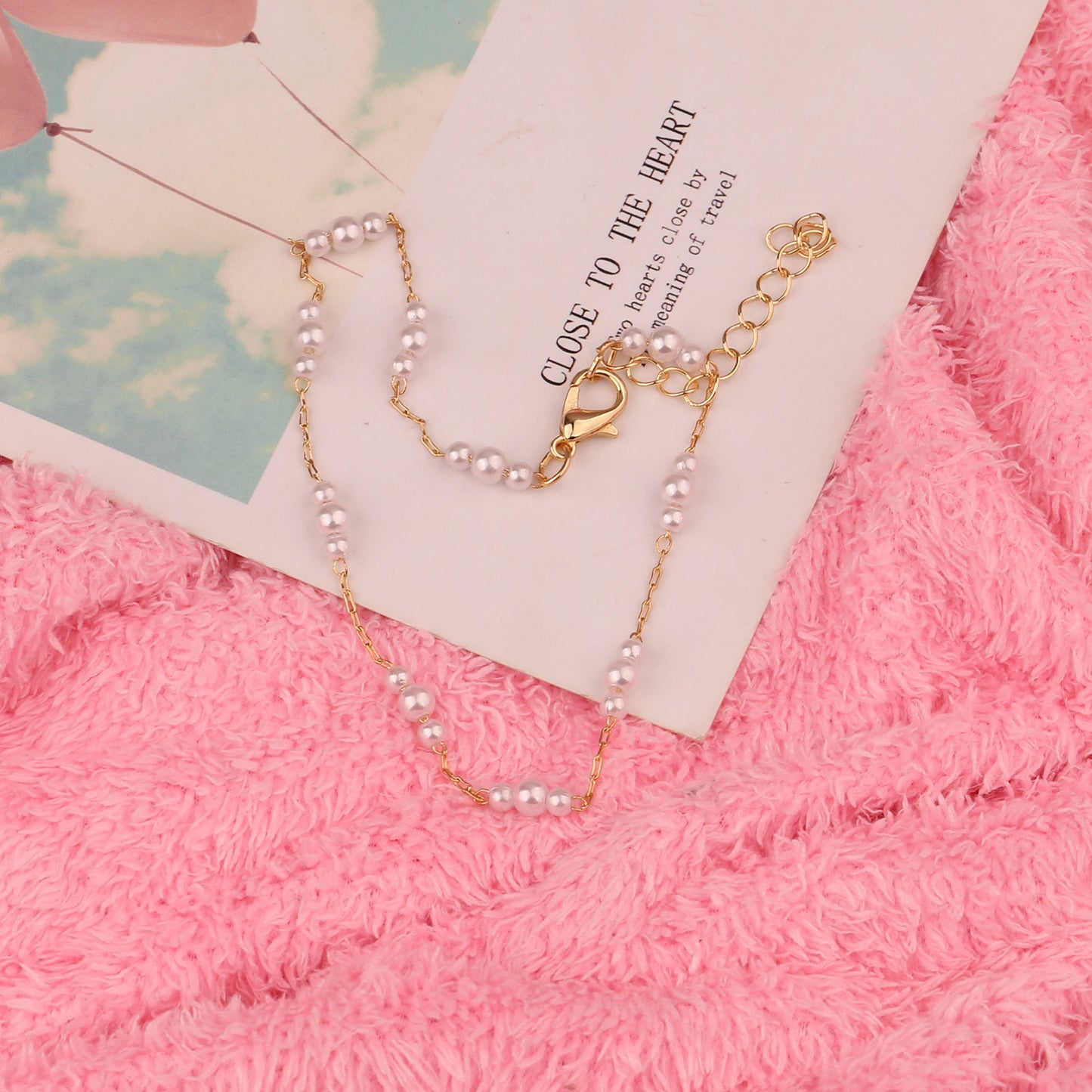 Minimalist Alloy Geometric Anklet for Women