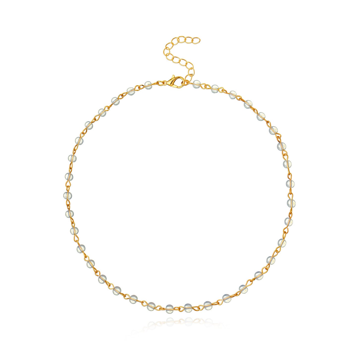 Minimalist Geometric Pendant Necklace for Women Adjustable Layered Alloy Clavicle Chain Fashion Jewelry