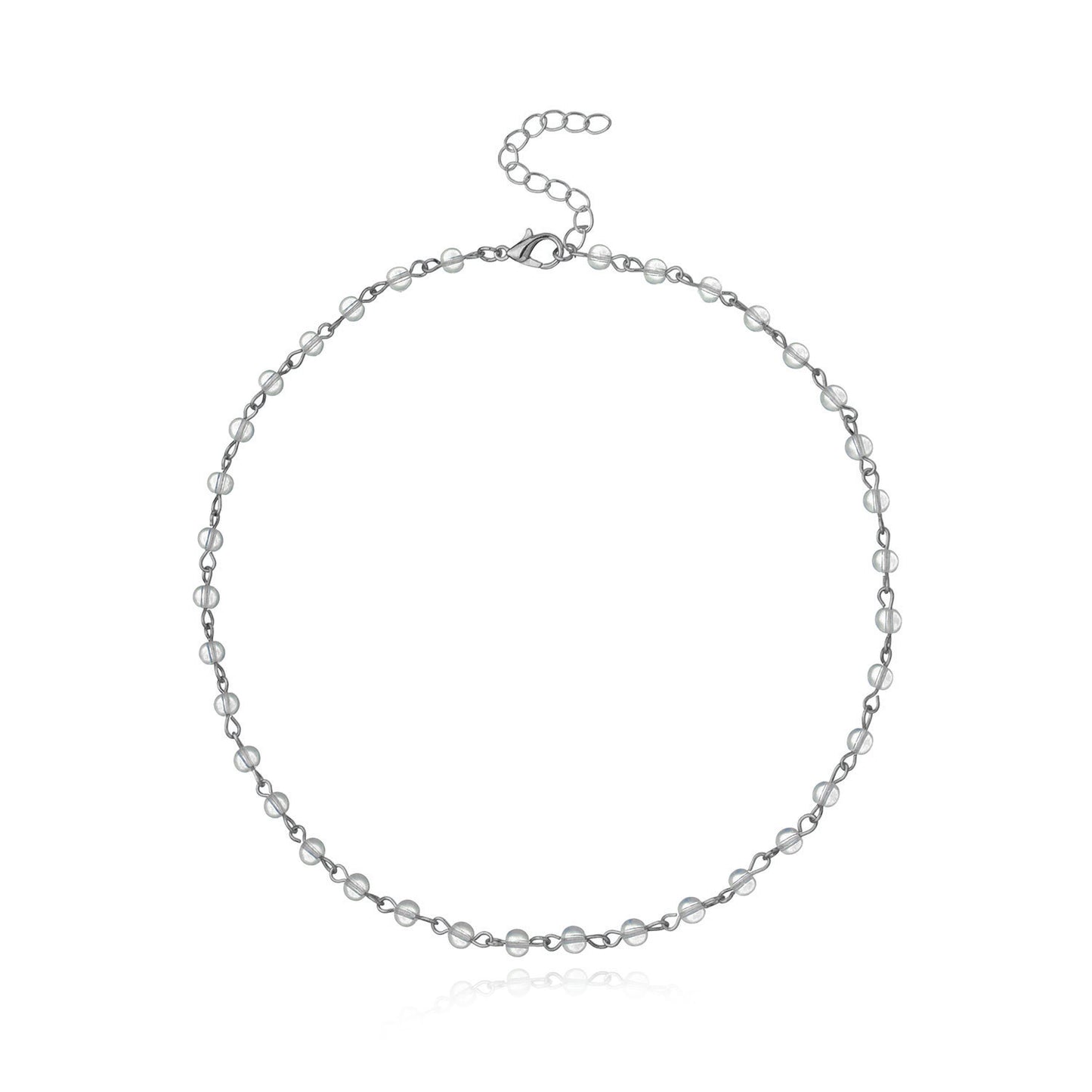 Minimalist Geometric Pendant Necklace for Women Adjustable Layered Alloy Clavicle Chain Fashion Jewelry