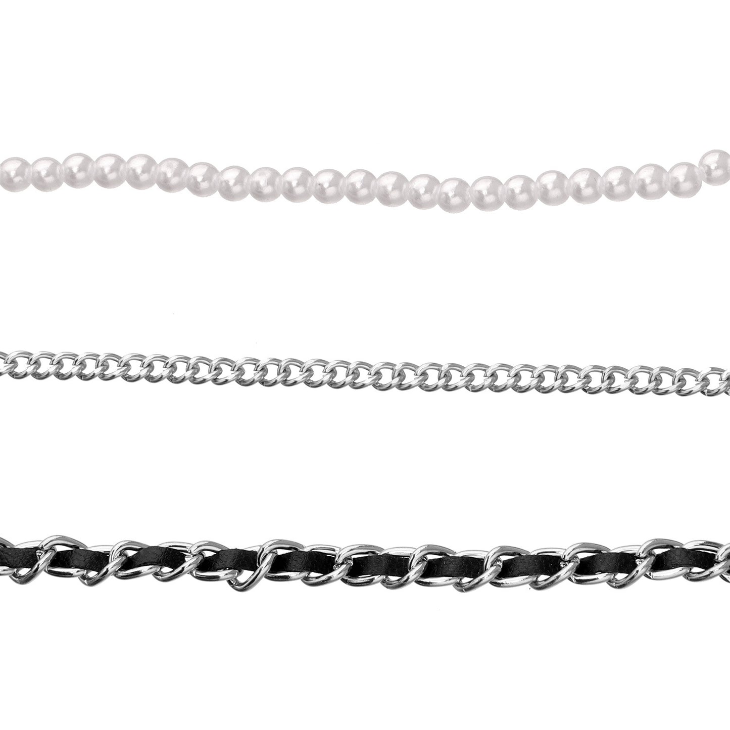 Fashion Women's Alloy Multi-Layer Pearl Eyeglass Chain