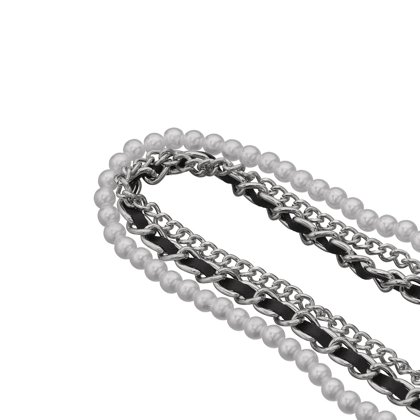 Fashion Women's Alloy Multi-Layer Pearl Eyeglass Chain
