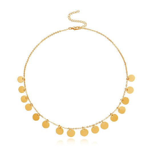 Collana Geometrica in Lega con Intarsio di Strass, Stile Catena Incrociata, Motivo Drago e Fenice, Gioielli di Lusso alla Moda da Donna