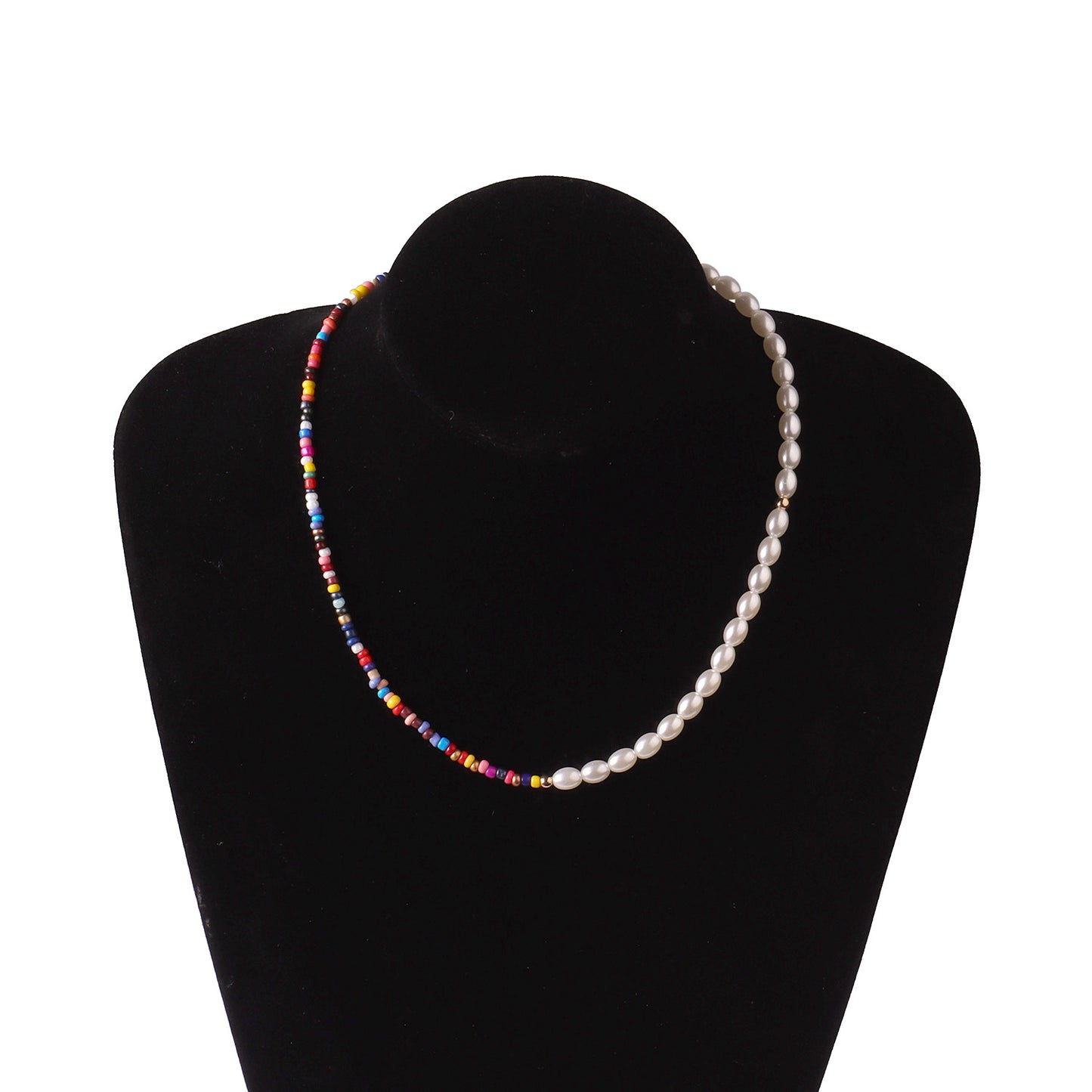 Collar de Aleación Geométrico Minimalista con Acabado Galvanizado para Mujer