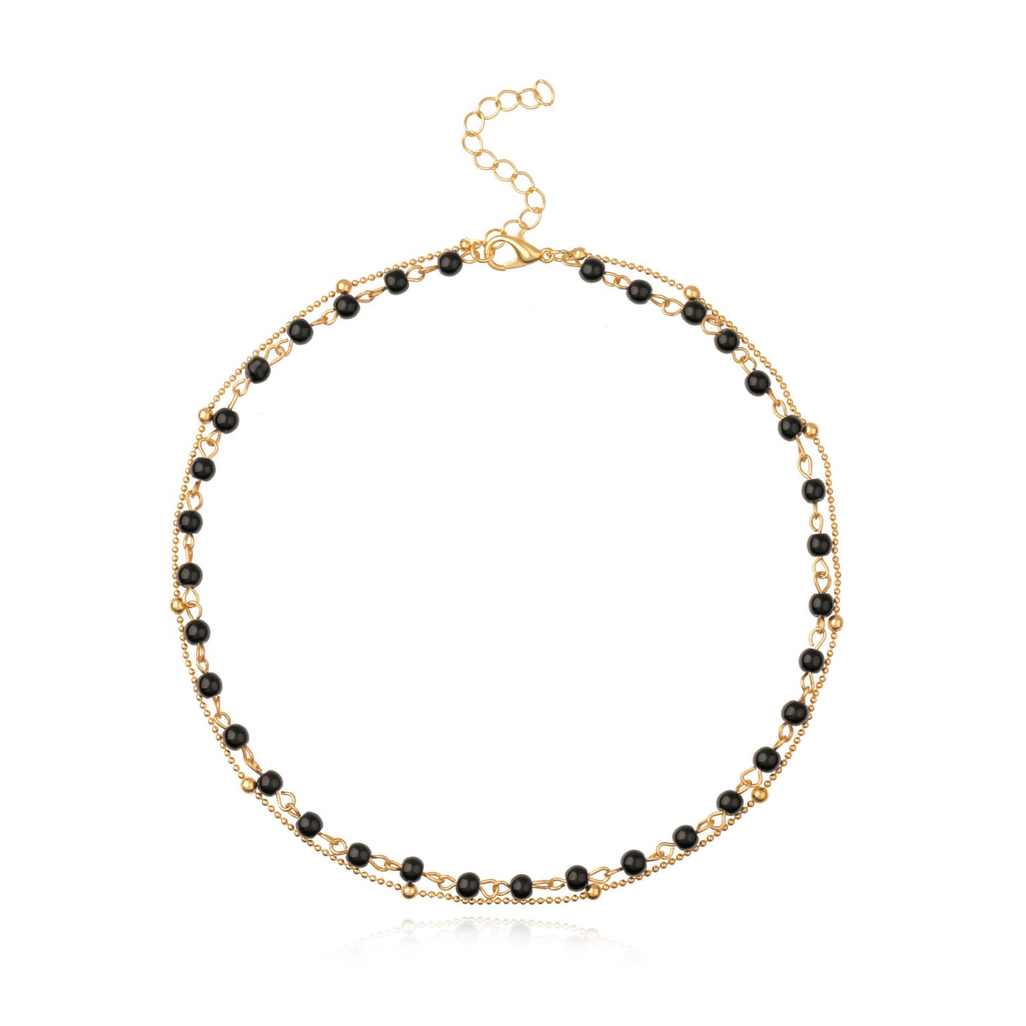 Minimalist Geometric Pendant Necklace for Women Alloy Locket Chain Adjustable Collar Necklace