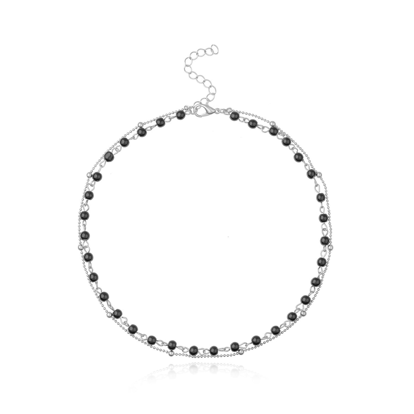 Minimalist Geometric Pendant Necklace for Women Alloy Locket Chain Adjustable Collar Necklace