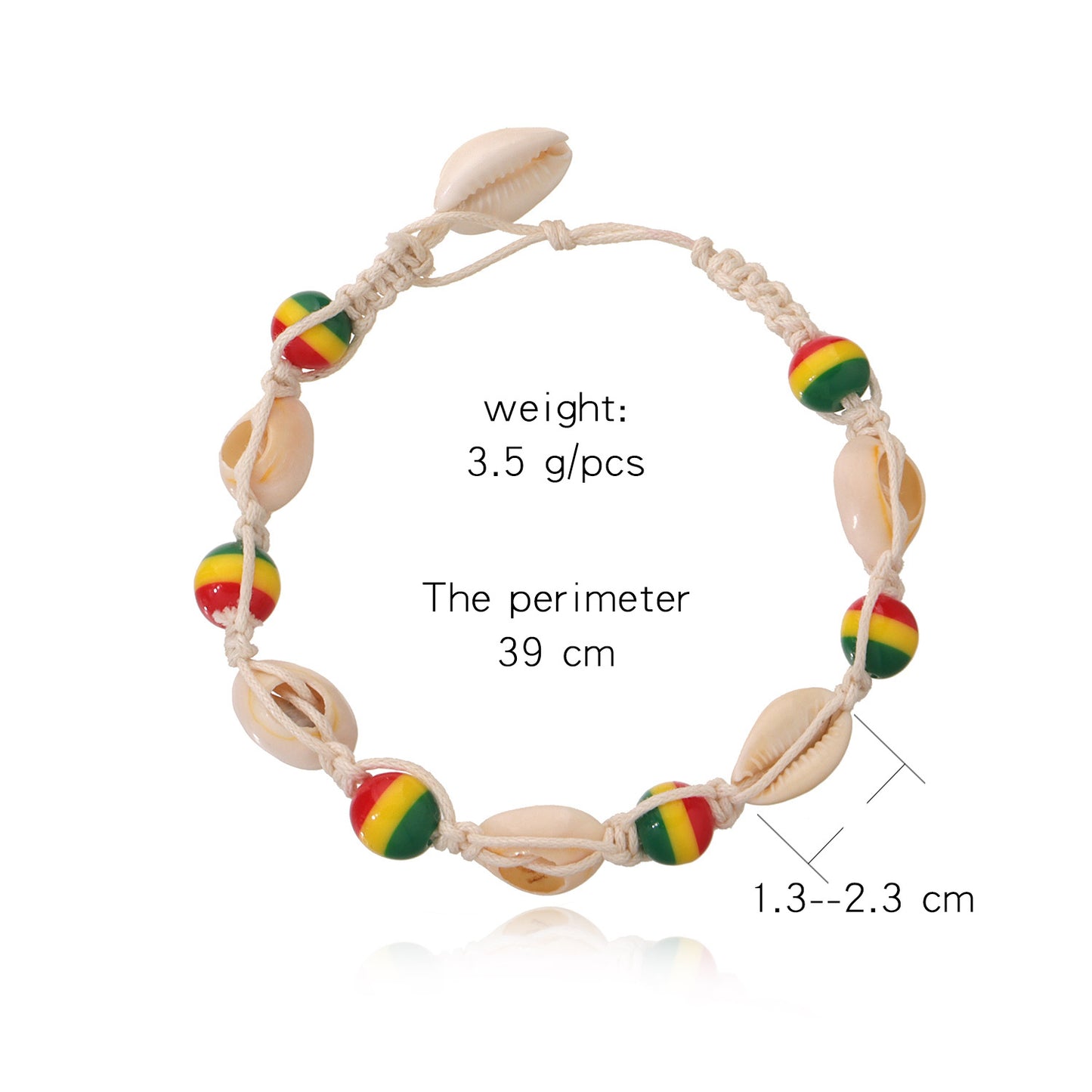 Handmade Shell Anklet U-Shaped Beach Jewelry for Women