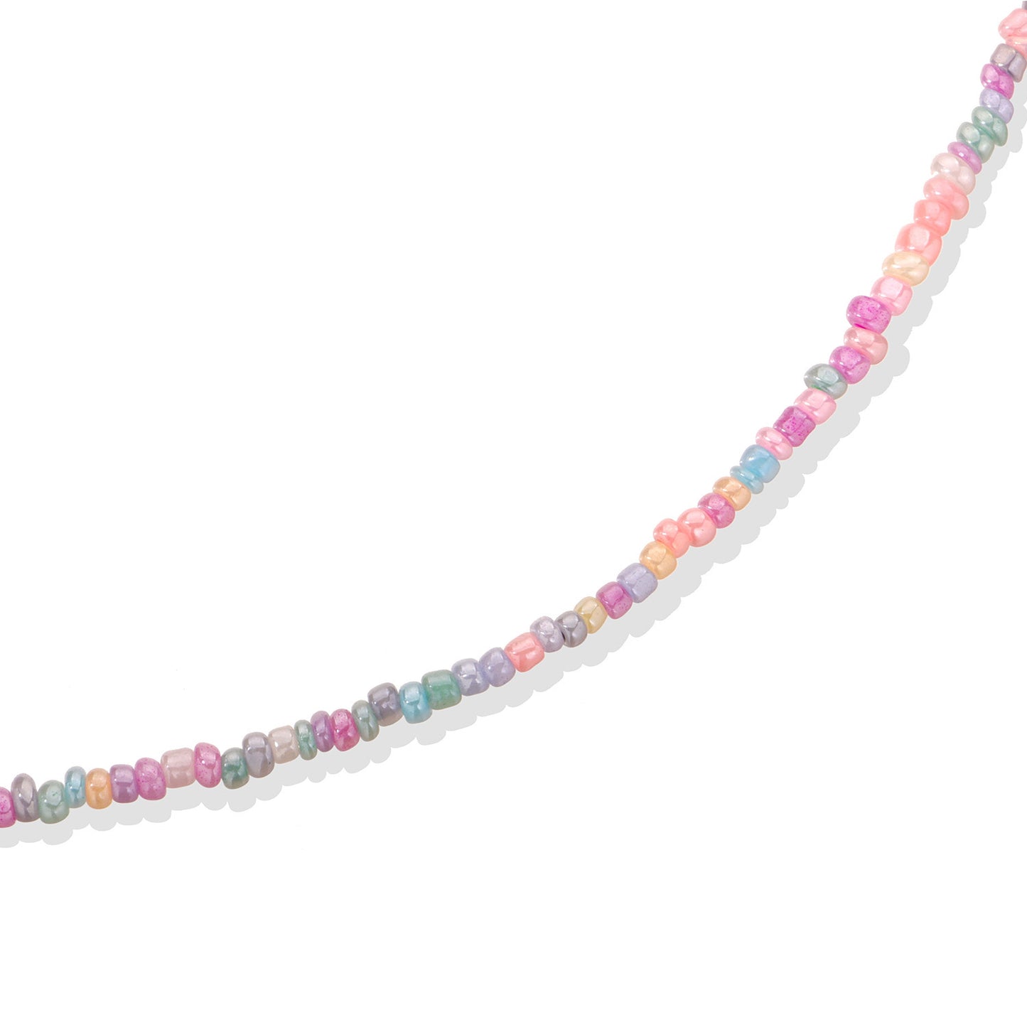 Bohemian Women's Geometric Seed Beads Necklace Cord Choker