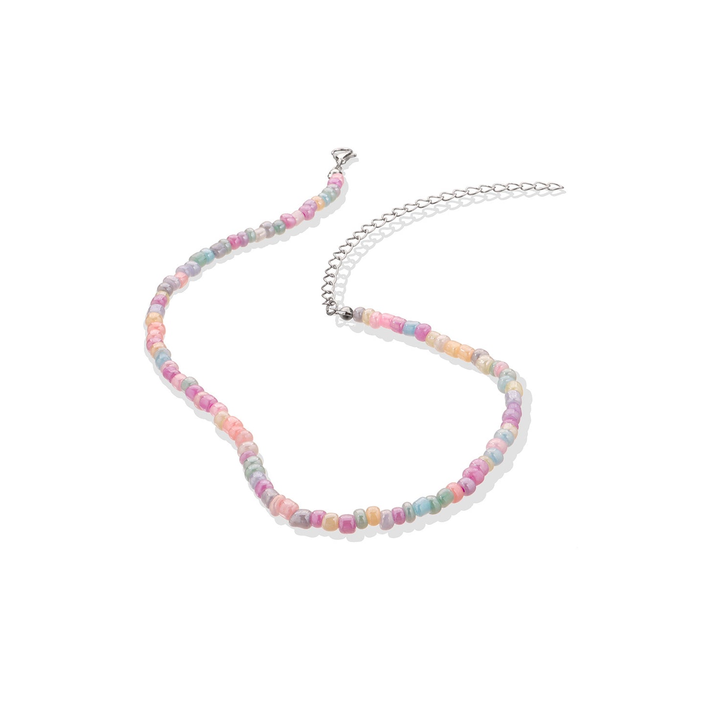 Bohemian Women's Geometric Seed Beads Necklace Cord Choker
