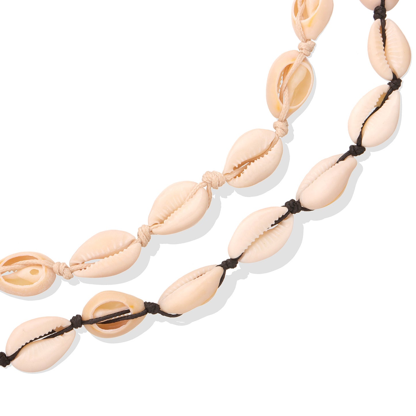 Hawaiian Style Hand-Knotted Shell Necklace for Women