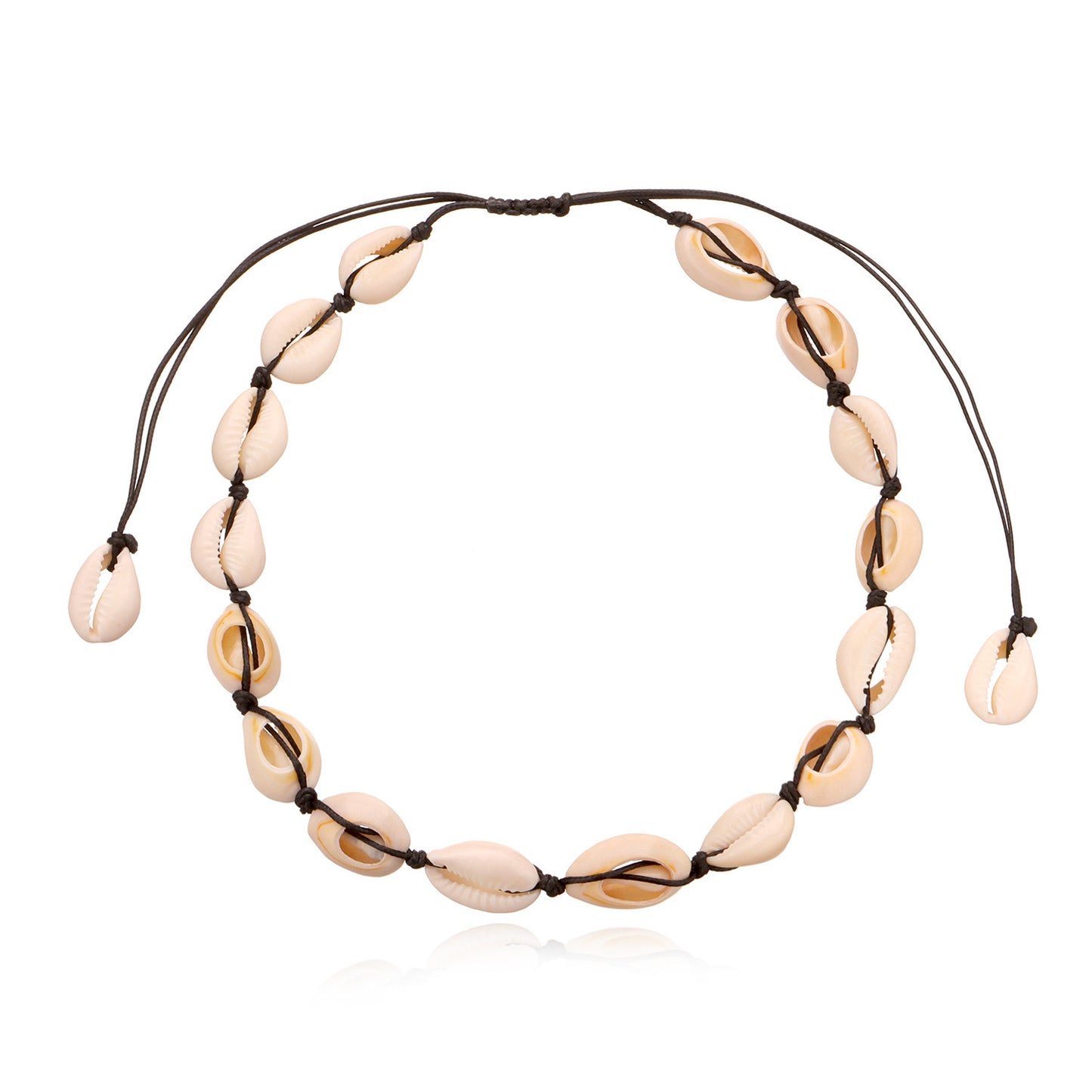 Hawaiian Style Hand-Knotted Shell Necklace for Women