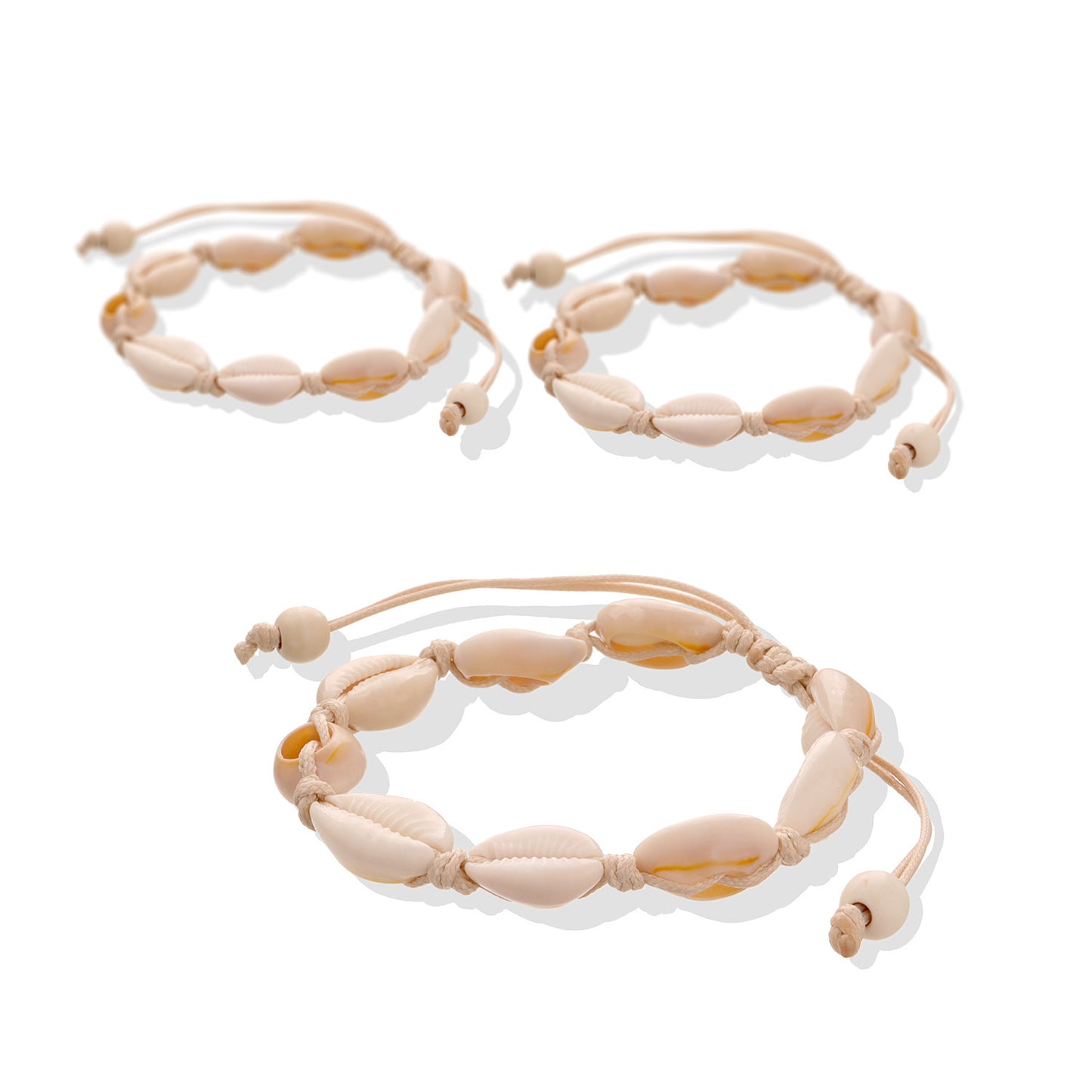 Minimalist Natural Floral Shell Anklet for Women