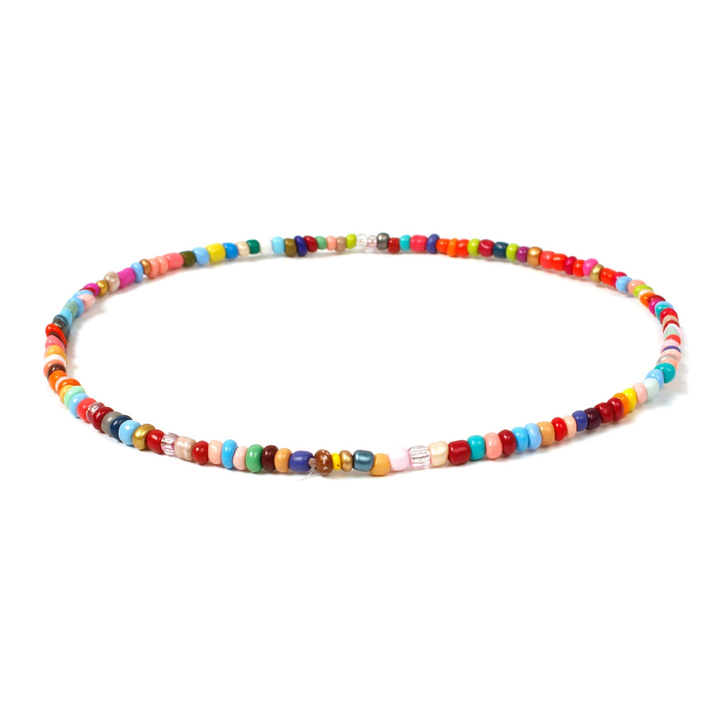 Geometric Handmade Seed Beads Necklace for Women