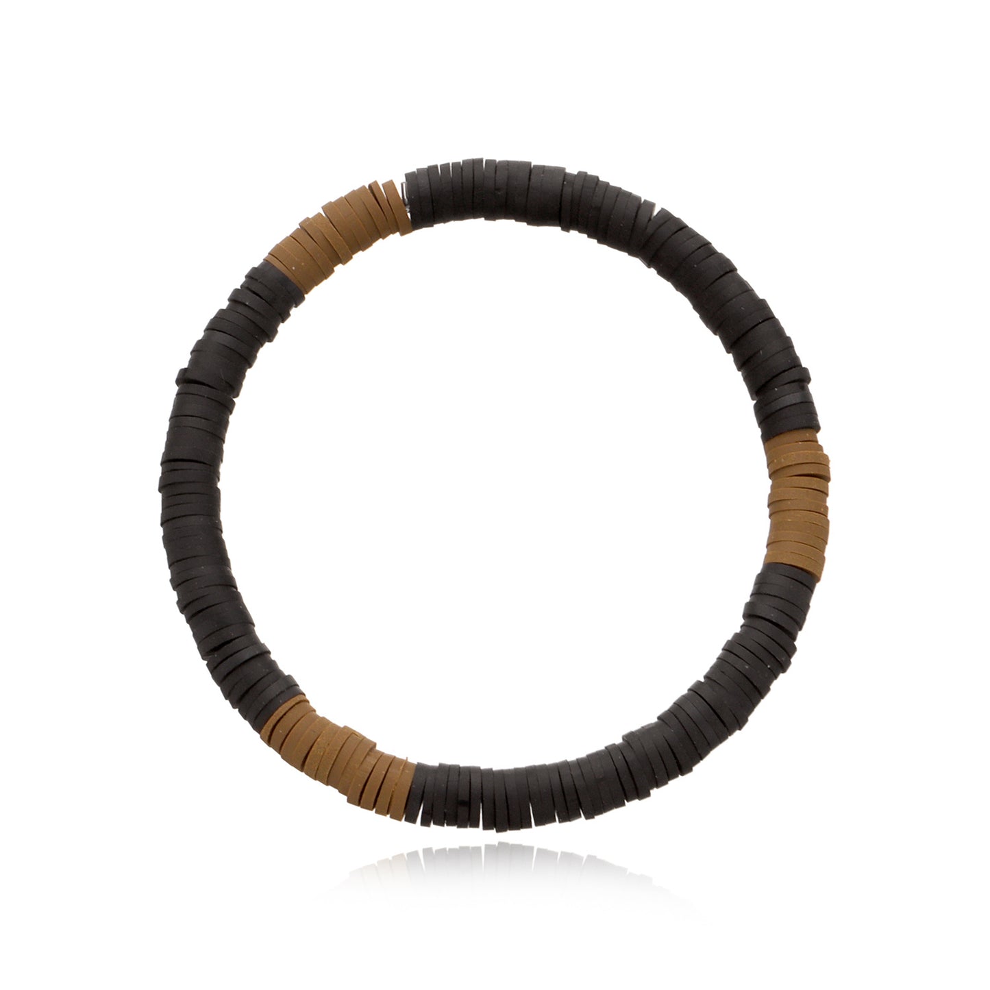 Colorful Clay 6mm Beach Bracelet for Women Bohemian Style Elastic Rope Beaded Jewelry Travel Souvenir Gift