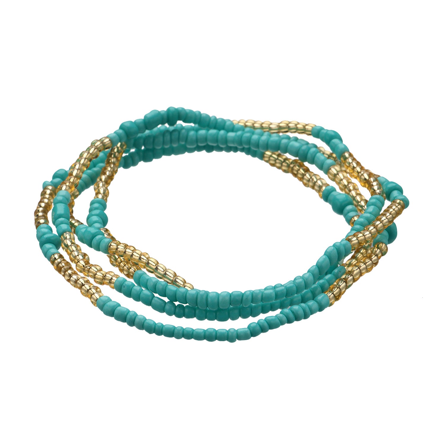 Women's Punk Bohemian Beach Body Chain with Coral Beads, Adjustable Waist Chain, Summer Fashion Accessory