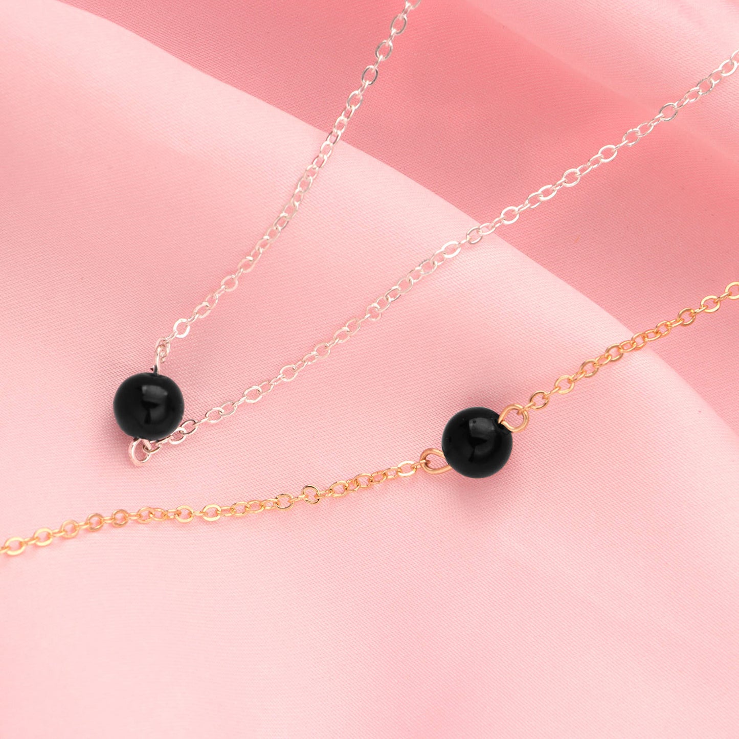 Minimalist Teardrop Crystal Pendant Necklace for Women Adjustable Alloy Locket Chain