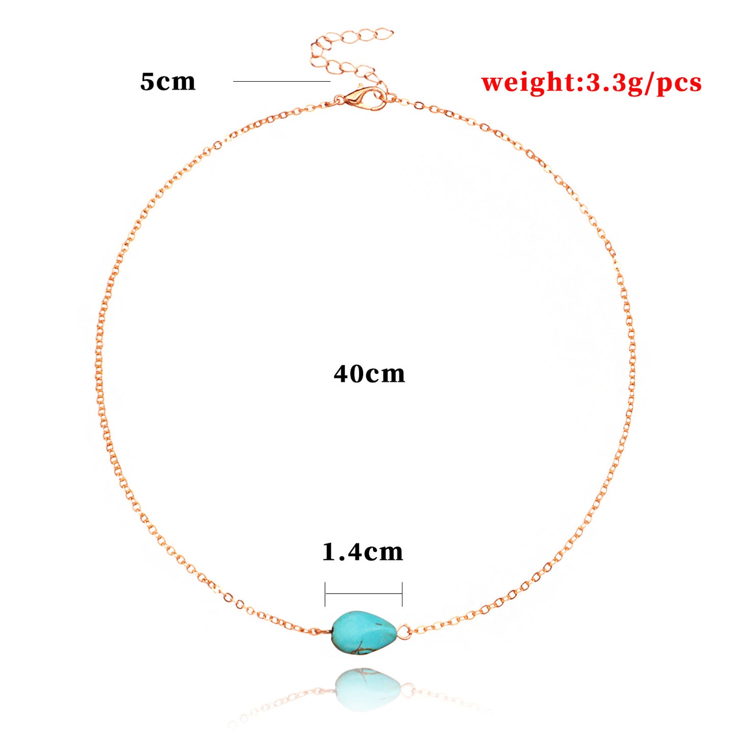 Minimalist Geometric Alloy Necklace with Crystal Pendant for Women Adjustable Length