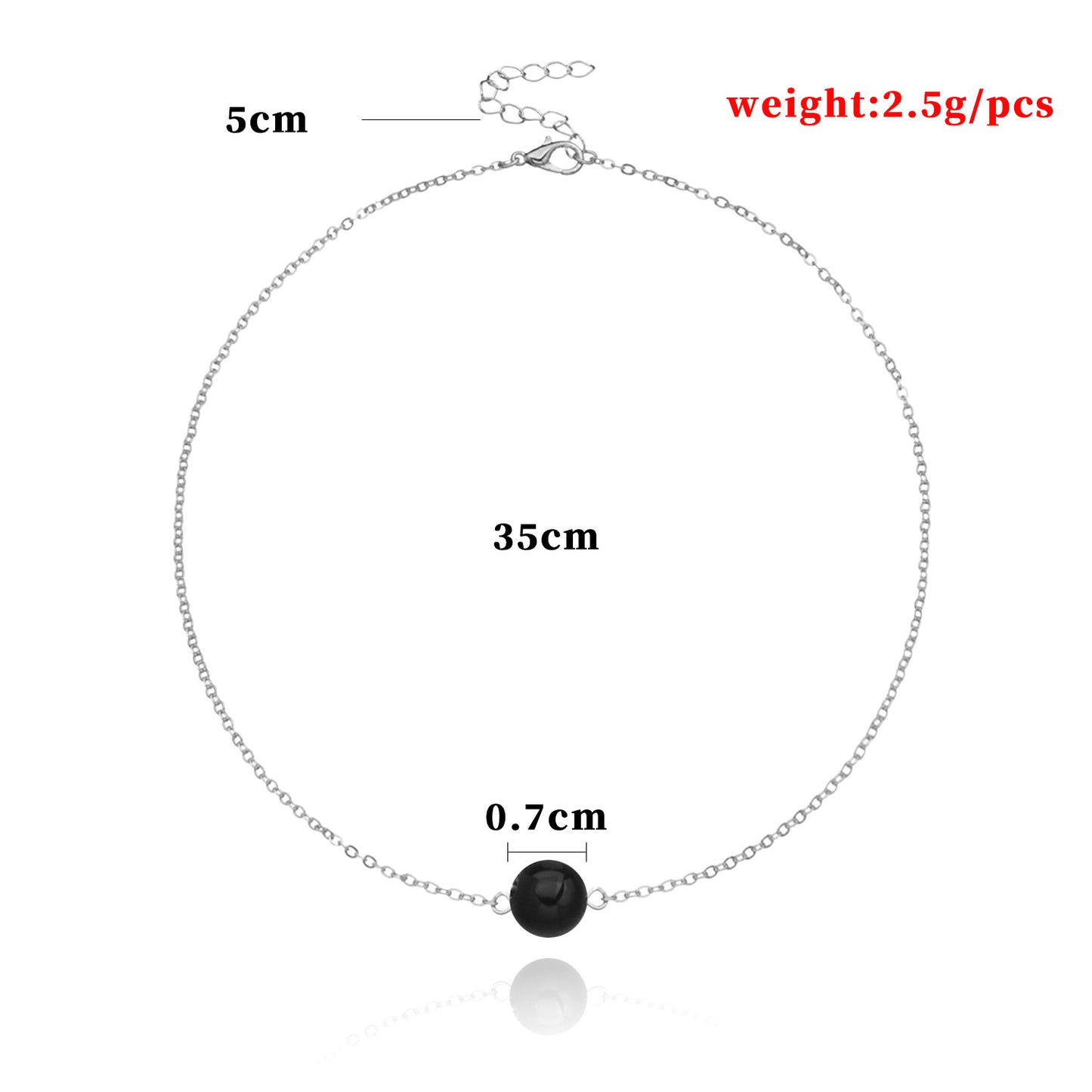 Minimalist Teardrop Crystal Pendant Necklace for Women Adjustable Alloy Locket Chain