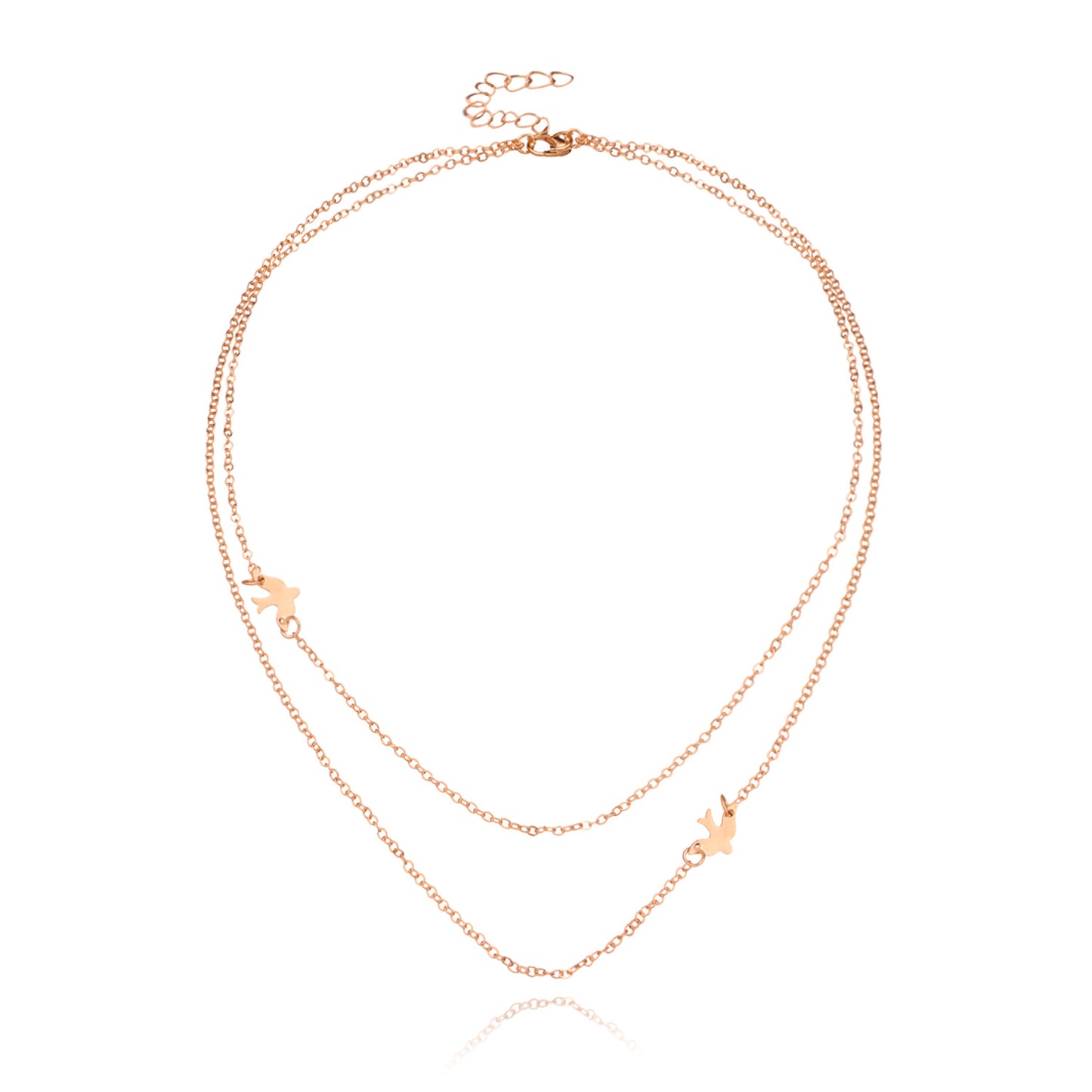 Bird Pendant Necklace for Women Fashion Trendy Alloy Collarbone Chain Minimalist Jewelry