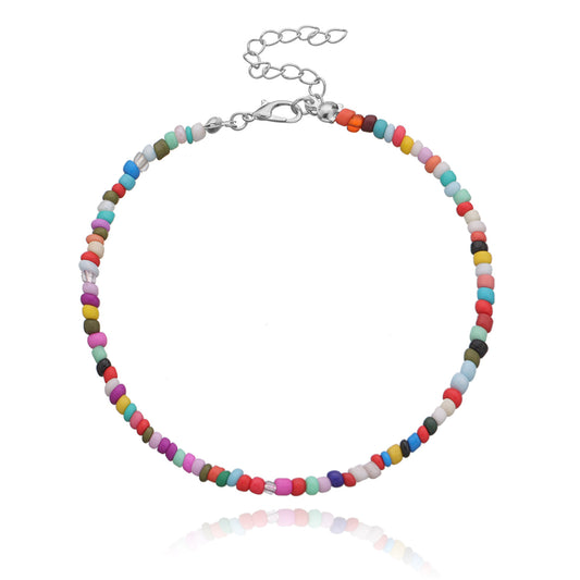 European Style Geometric Women's Cubic Zirconia Foot Chain Fashion Jewelry for Wedding Travel Gift