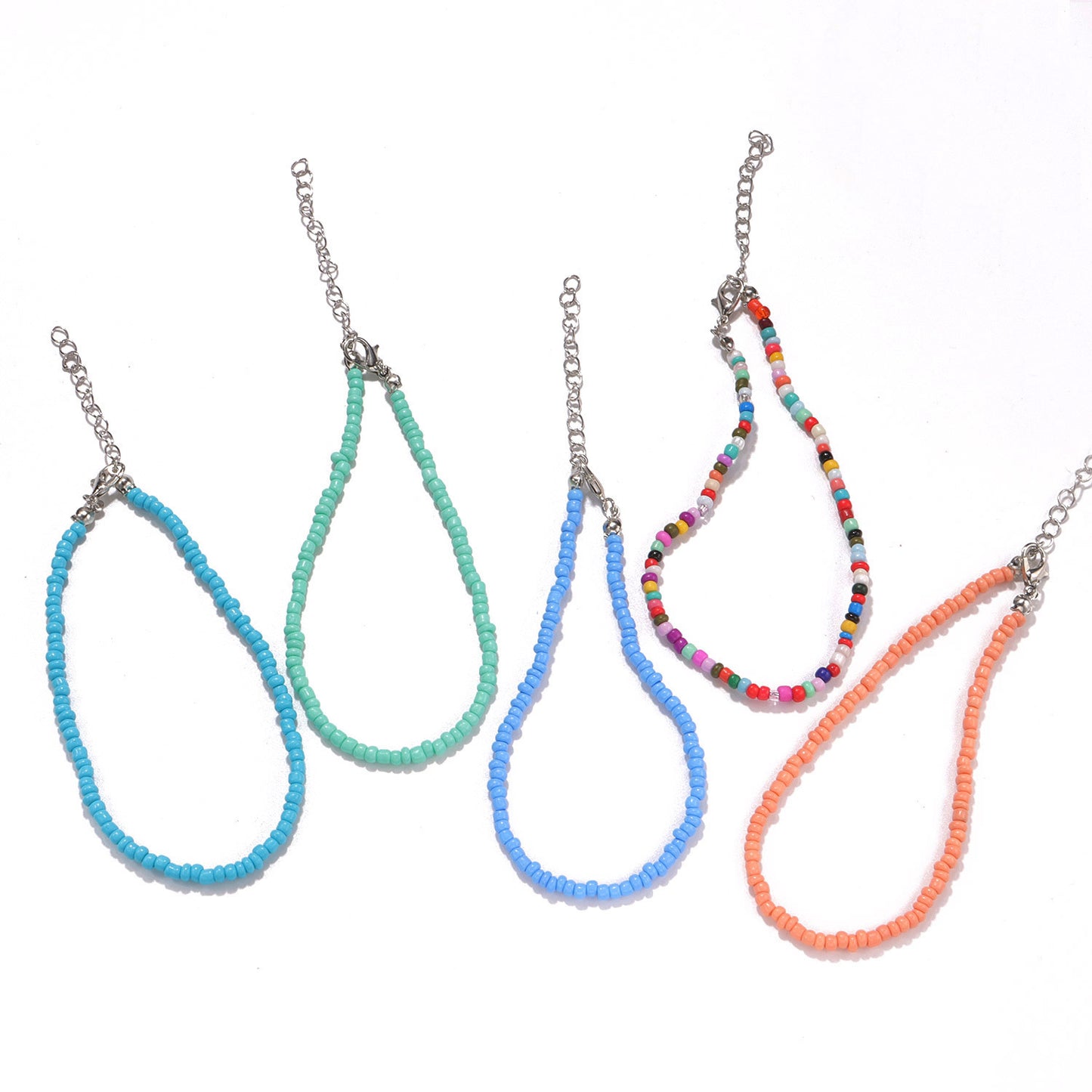 European Style Geometric Women's Cubic Zirconia Foot Chain Fashion Jewelry for Wedding Travel Gift