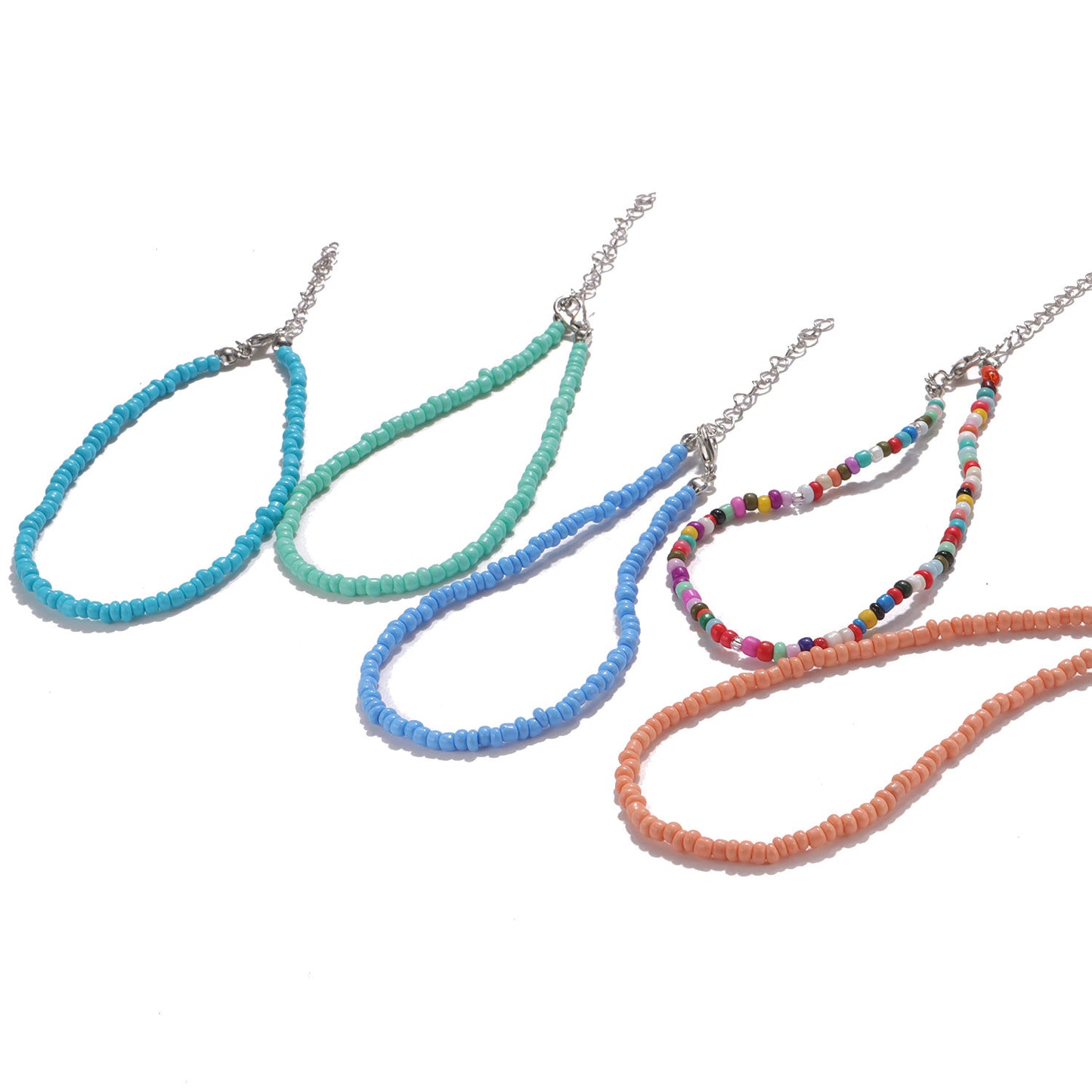 European Style Geometric Women's Cubic Zirconia Foot Chain Fashion Jewelry for Wedding Travel Gift