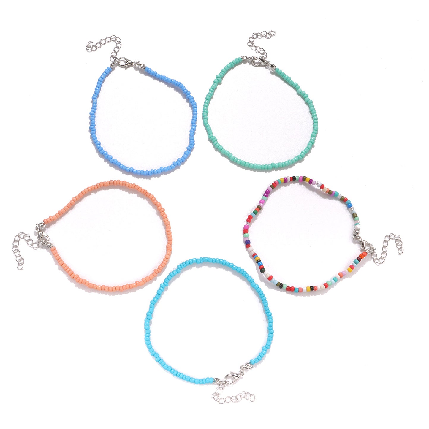 European Style Geometric Women's Cubic Zirconia Foot Chain Fashion Jewelry for Wedding Travel Gift