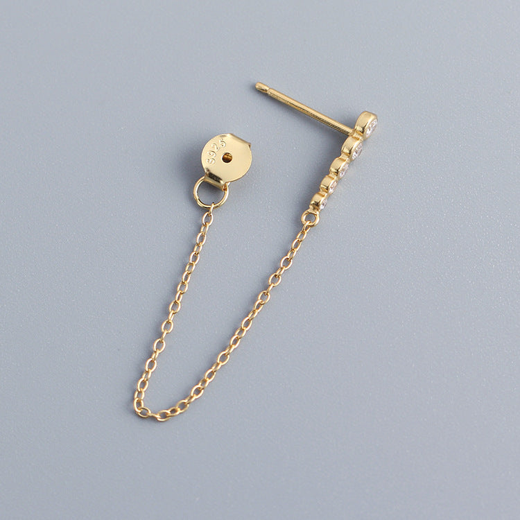 Eleganti orecchini pendenti da donna con nappe in argento sterling 925, rotondi, geometrici, intarsiati con strass, per affari