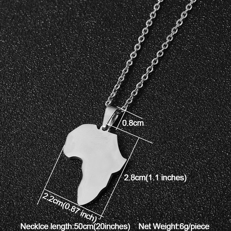 Collana unisex a catena a O placcata oro in acciaio al titanio con forma geometrica e stile casual