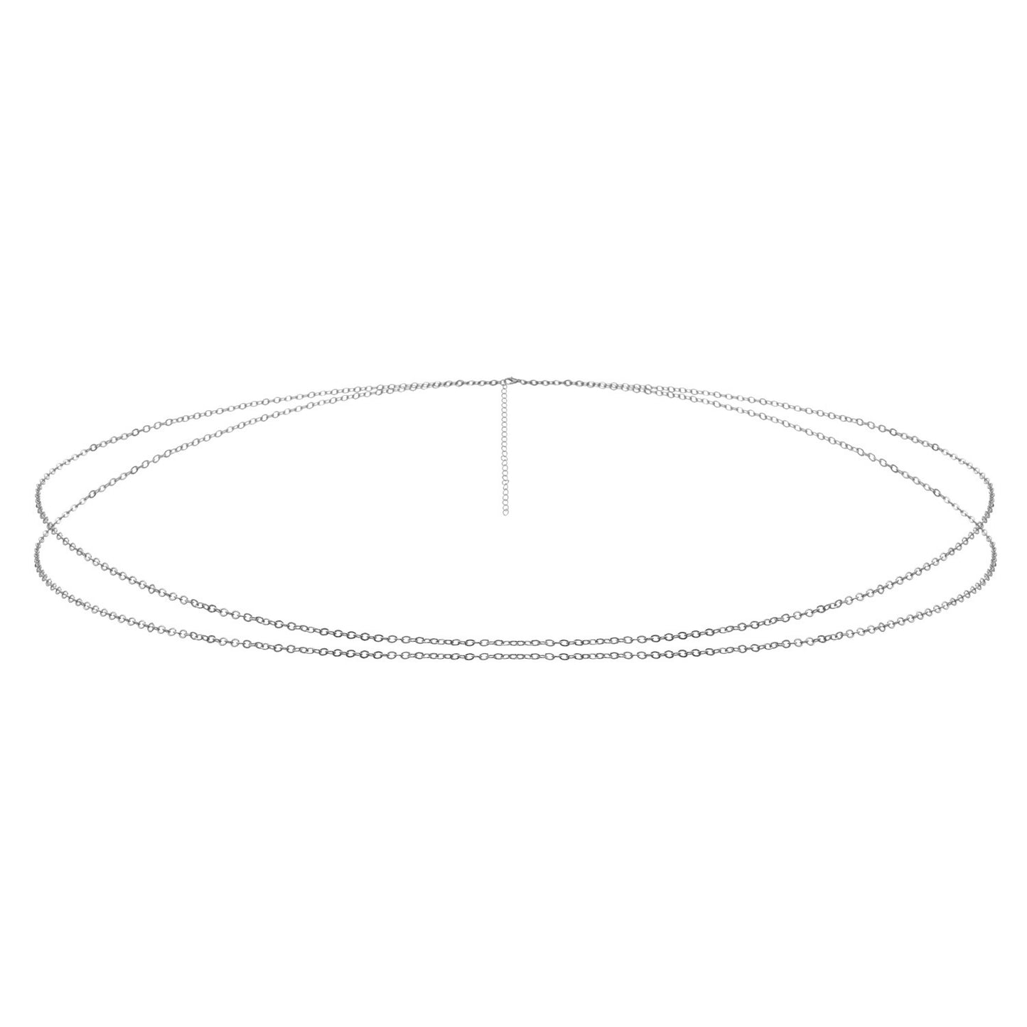 Geometric Double Layer Metal Body Chain for Women