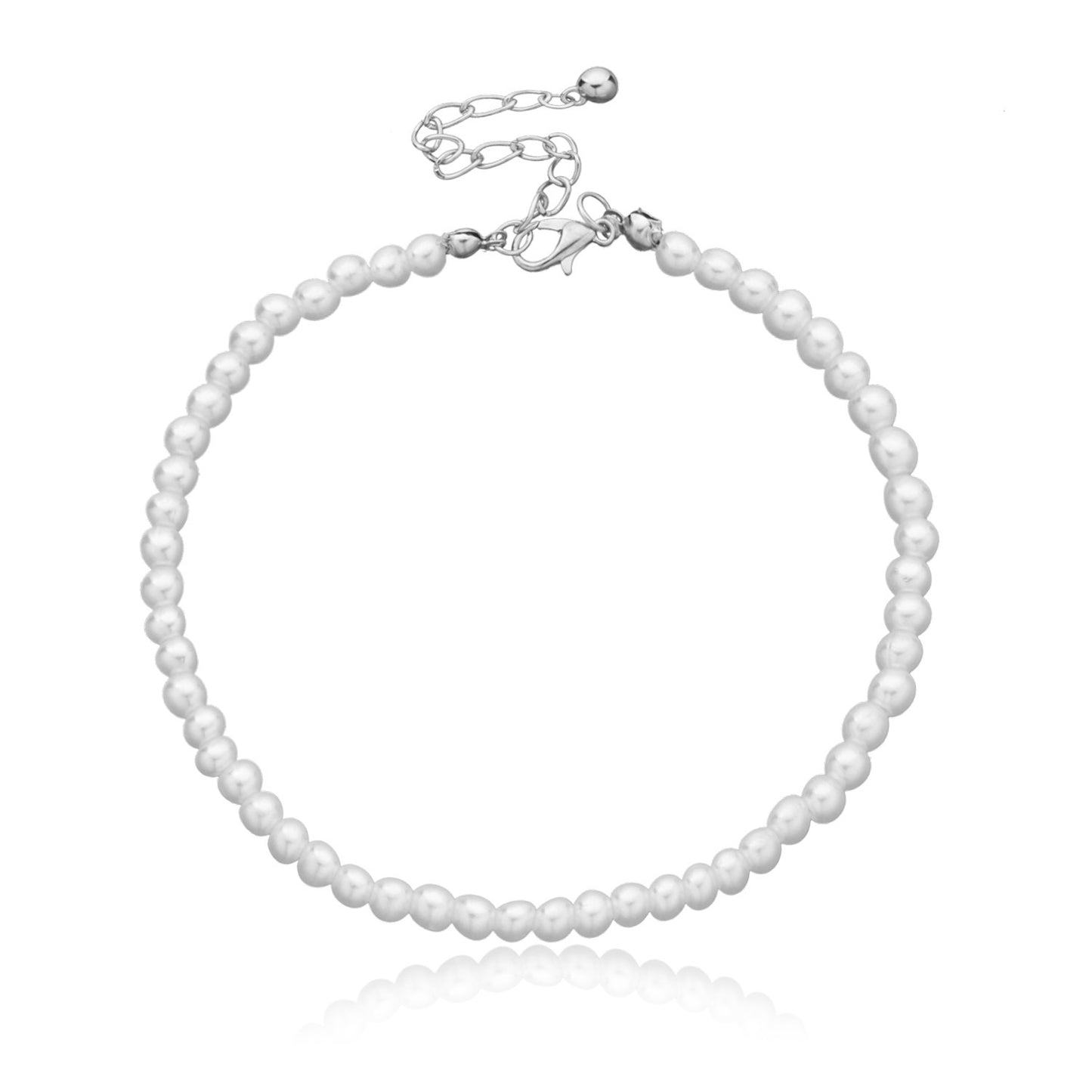 Minimalist Pearl Women's Chain Bracelet Handmade Hip-Hop Style Beach Jewelry for Wedding Travel Gift
