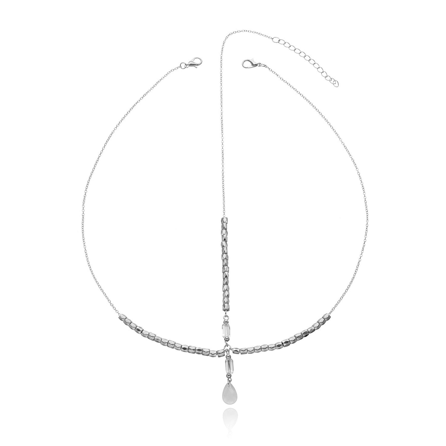 Classic Seashell Headband with Geometric Droplet Pendant Alloy Hair Accessory for Women